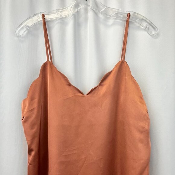 Monteau Womens Spice Comfort Spaghetti Strap Camisole Tank Top Size Large - Picture 4 of 9